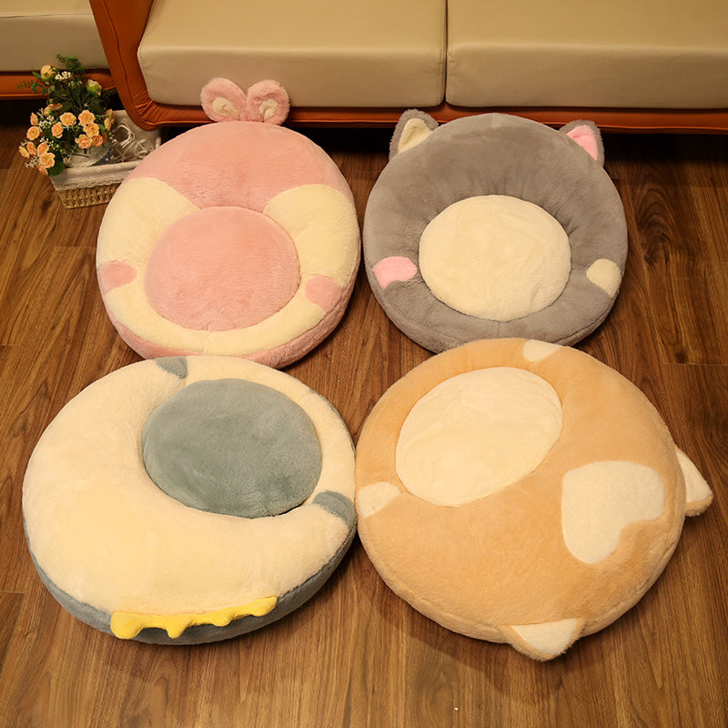 Cartoon Lazy Sofa Thickened Plush Cushion