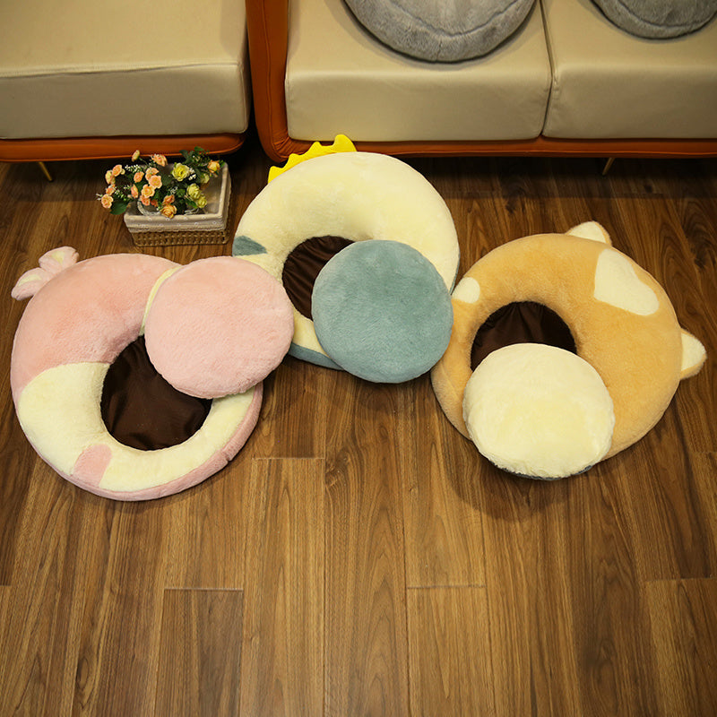 Cartoon Lazy Sofa Thickened Plush Cushion